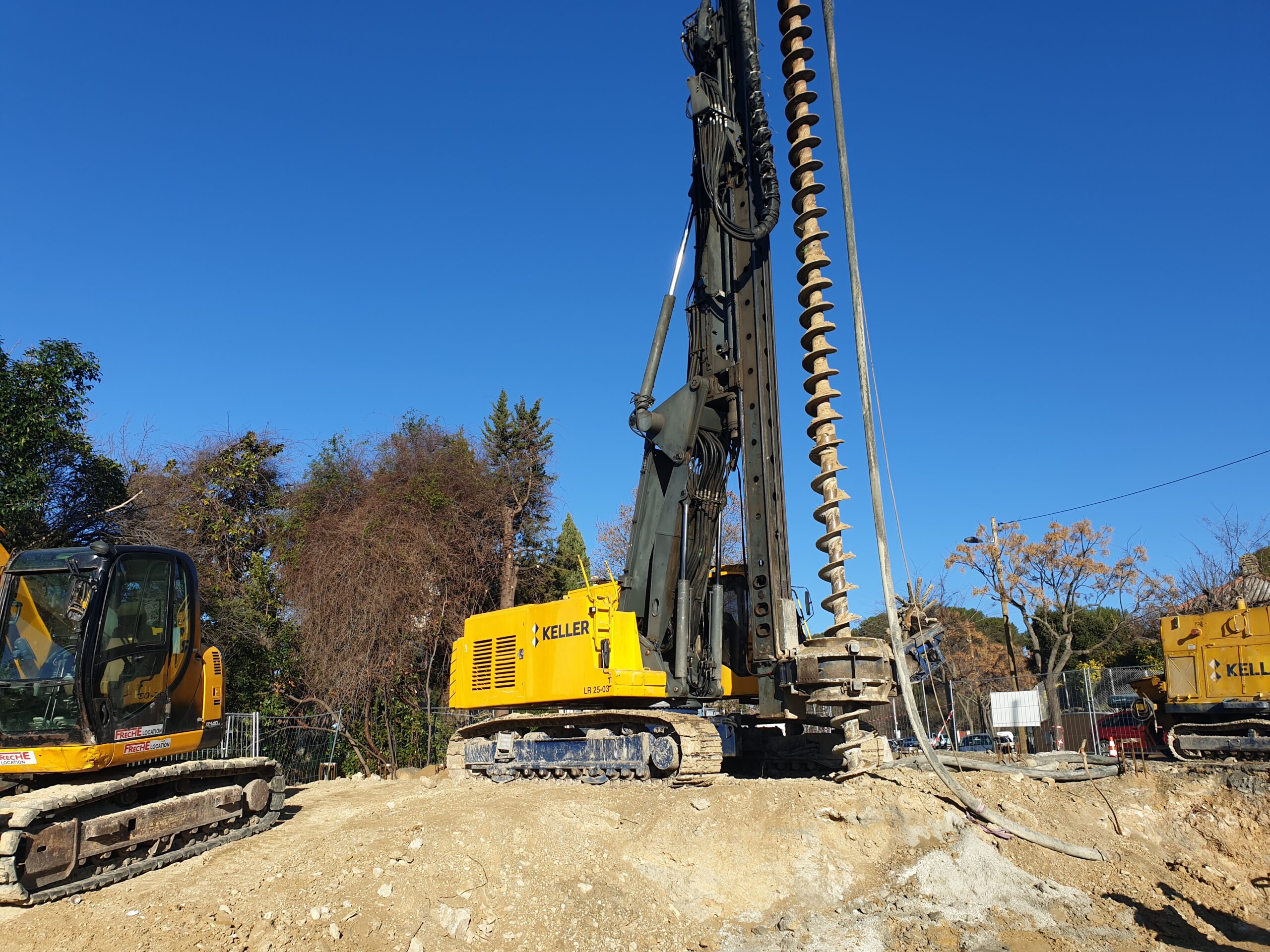 Construction logements Fondations Chantier Marseille